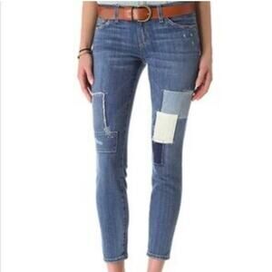 Current Elliott Panhandler Patchwork Jeans Women's Size 27